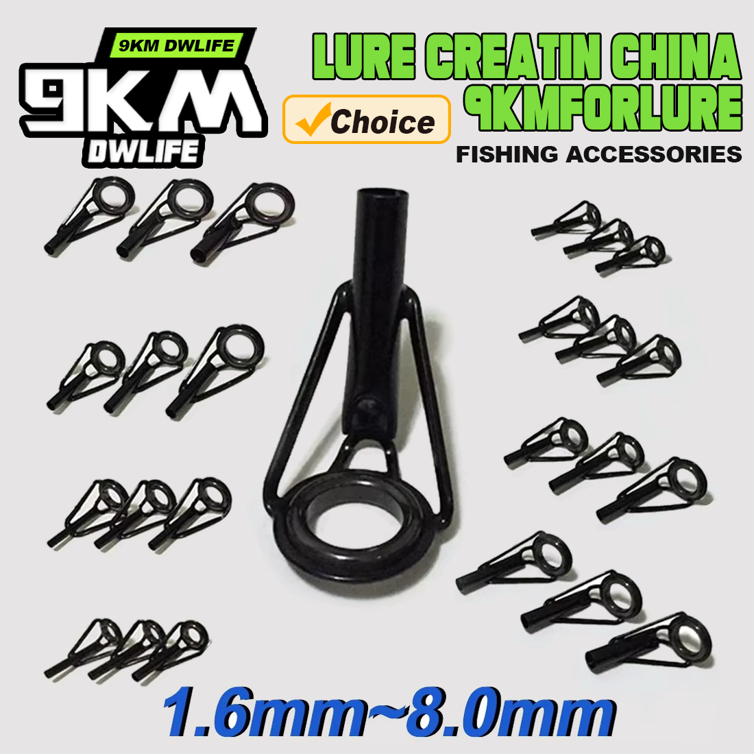 Fishing Rod Surf - 5Pcs Fishing Rod Tip Guides Repair