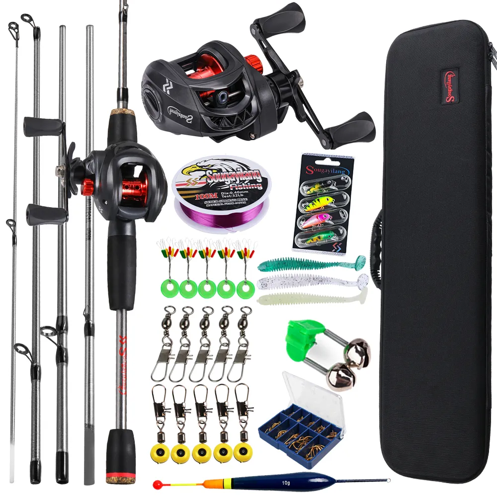 Sougayilang Baitcasting Fishin - đánh giá và giá Fishing Rod Combo