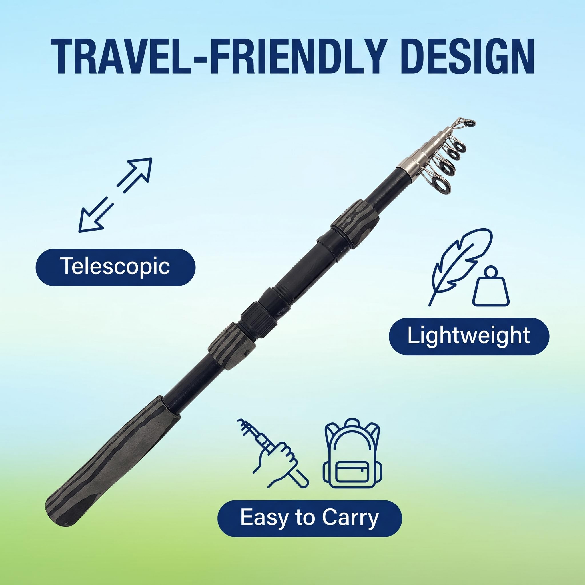 Portable Telescopic Fishing Ro - đánh giá và giá Fishing Rod Case